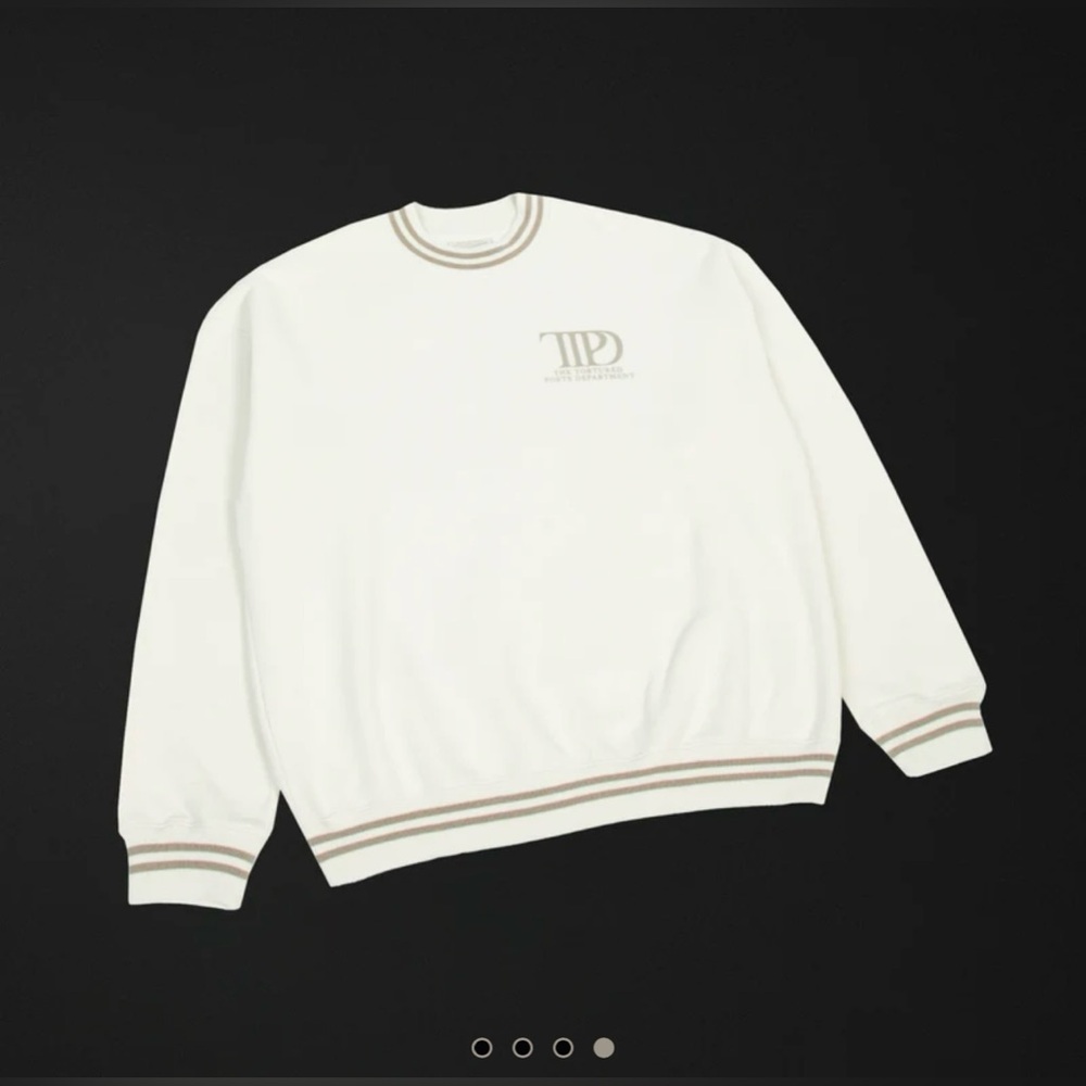 Taylor Swift The Tortured Poets Department Crewneck Sweatshirt - Picture 8 of 9